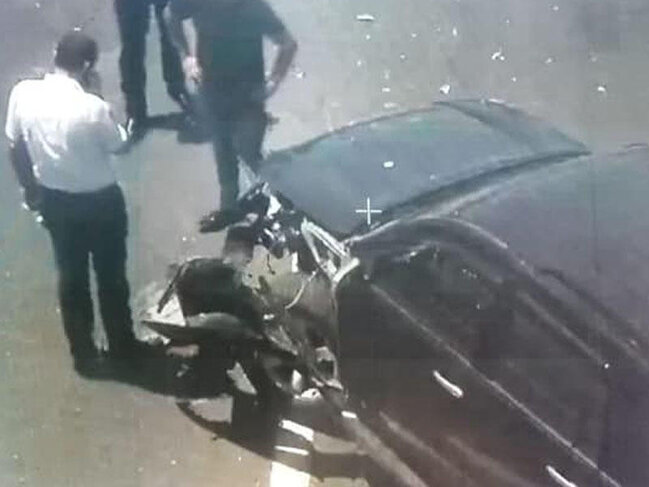 Şəfa stadionu yaxınlığında qəza - Sıxlıq yaranıb - FOTO