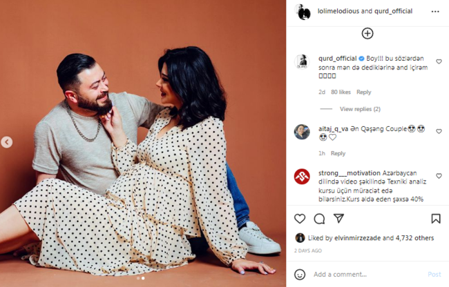 Qurda həyat yoldaşından MÖHTƏŞƏM SEVGİ ETİRAFI - FOTO