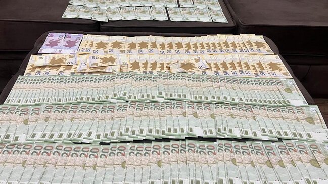 Bakıda saxta pul hazırlayan dəstə üzvləri saxlanılıb - FOTO-VİDEO