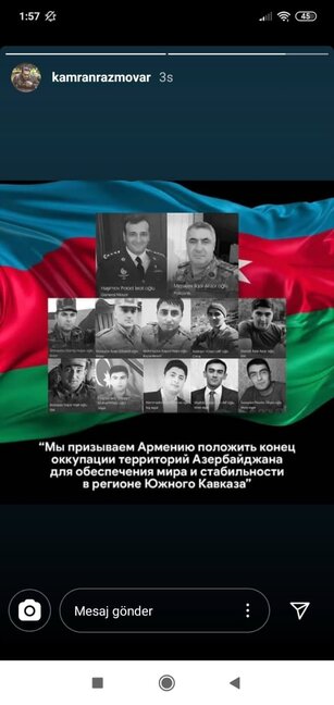 Kamran Razmovar üzr istədi: "Qələbə bizim olacaq!"