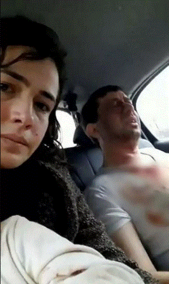 Zəlzələ zamanı pərdəni eyvana bağlayaraq tullandı - FOTO