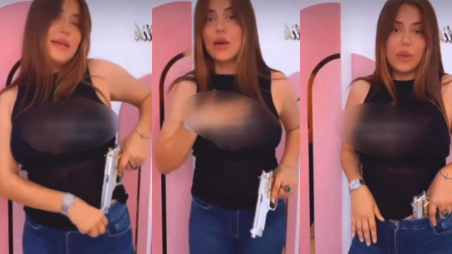 Banu Parlakın başını ağrıdan video! Paylaşan kimi polislər qapısında göründü! - FOTO+VİDEO
