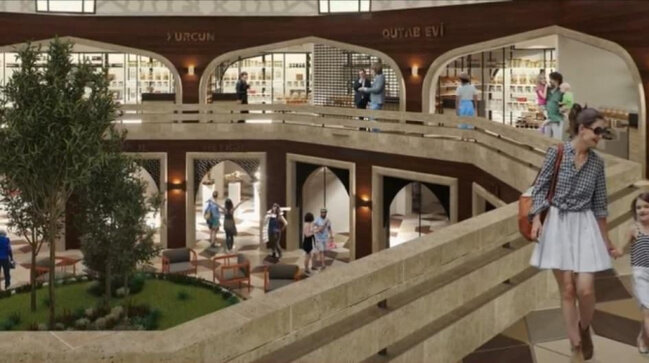 Bakının məşhur "Şərq Bazarı" belə olacaq - FOTOLAR