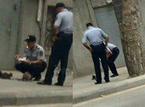 Azərbaycan polisi bu görüntülərlə dünya mediasında... - FOTO