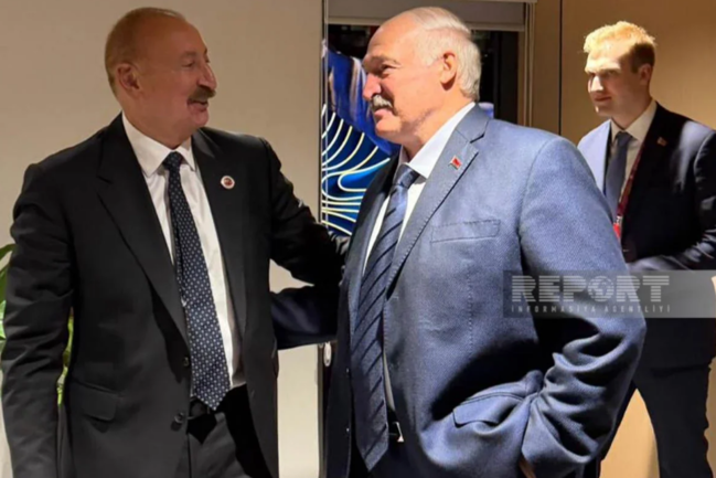 Bişkekdə Azərbaycan və Belarus prezidentlərinin görüşü olub - FOTO