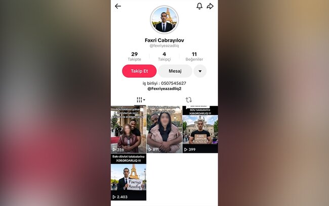 BDU tələbələrinin nalayiq formada paylaşılması davam edir - Foto