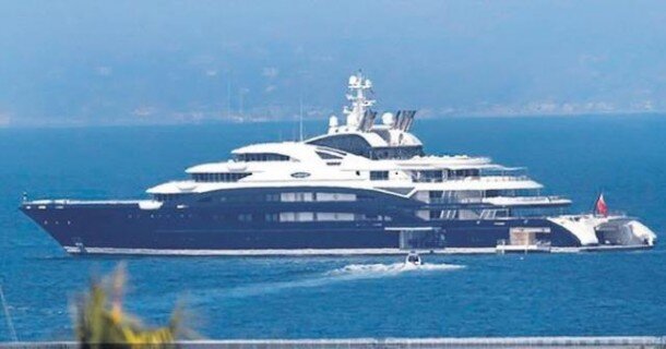 Bill Qeyts lüks yaxtası ilə Bodrumda: 16 min manat hesab ödədi - FOTO