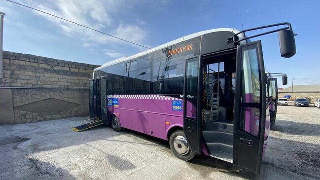 Bu marşrut xətti üzrə avtobuslar yenilənir - FOTO