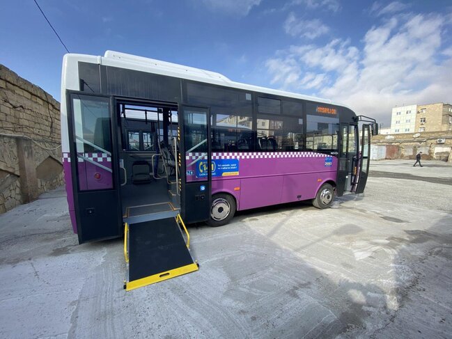 Bu marşrut xətti üzrə avtobuslar yenilənir - FOTO