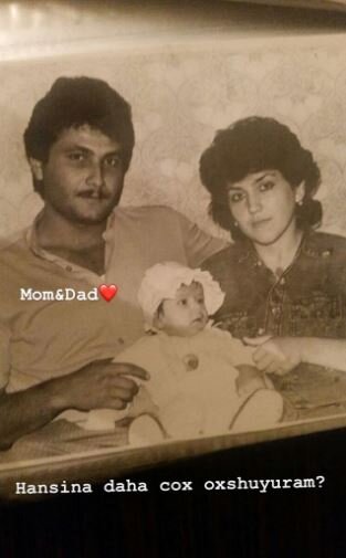 Pərvin Abıyeva anası və atasının FOTOSUNU yaydı