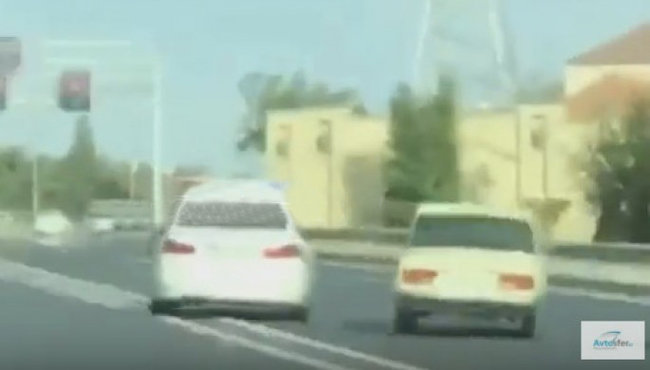 Yol polisi ilə "Lambada" oynayan sürücü tapılıb HƏBS EDİLDİ – VİDEO