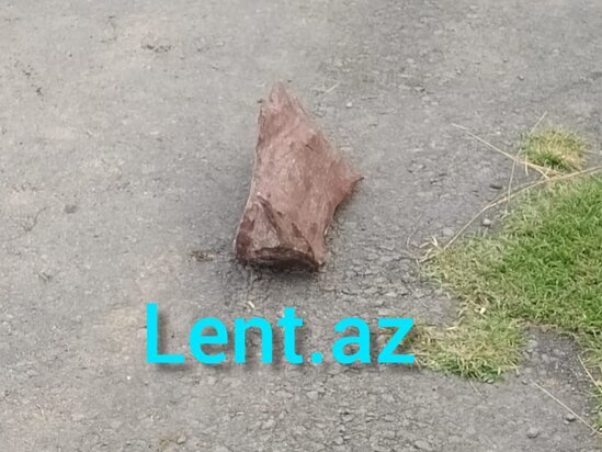 Azərbaycanın bu rayonuna göydən DAŞ DÜŞDÜ - FOTO