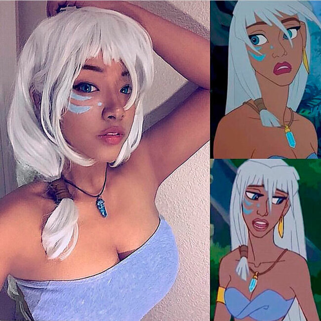 Bu qız özünü istənilən personaja çevirə bilir - FOTOLAR