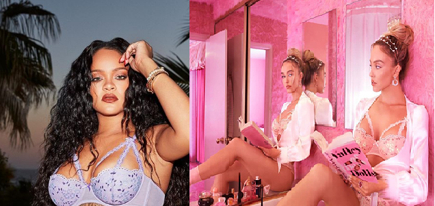Məşhur aktrisa Rihannanın alt paltar brendini REKLAM ETDİ - FOTOLAR