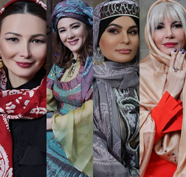 Azərbaycanın tanınmış qadınları milli abu-havada - FOTO