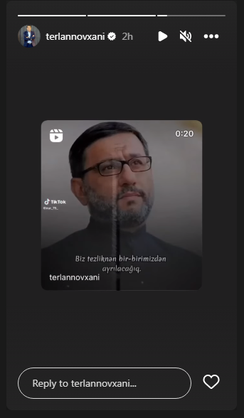 Məşhurların Hacı Şahinlə bağlı paylaşımları - FOTO