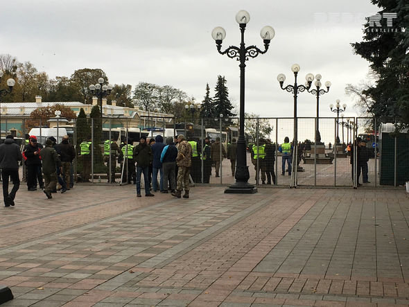 Saakaşvilinin tərəfdarları Kiyevdə mitinq keçirir – FOTO