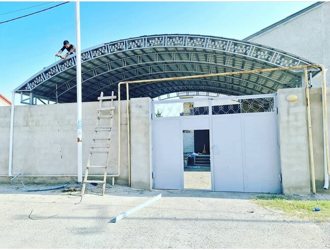 Polikarbonat və dam örtüklərin hazırlanması və quraşdırılması!