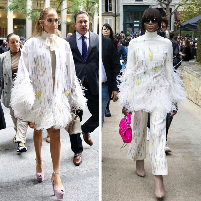 Oxşar geyinən MƏŞHURLAR - FOTO