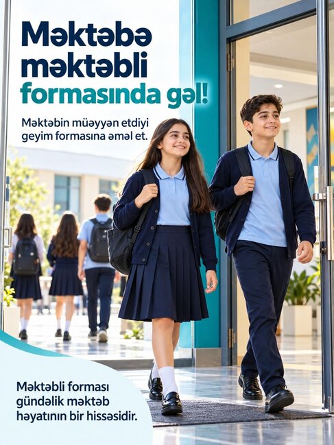 "Vahid məktəbli forması bərabər başlanğıcın təməli olmalıdır"