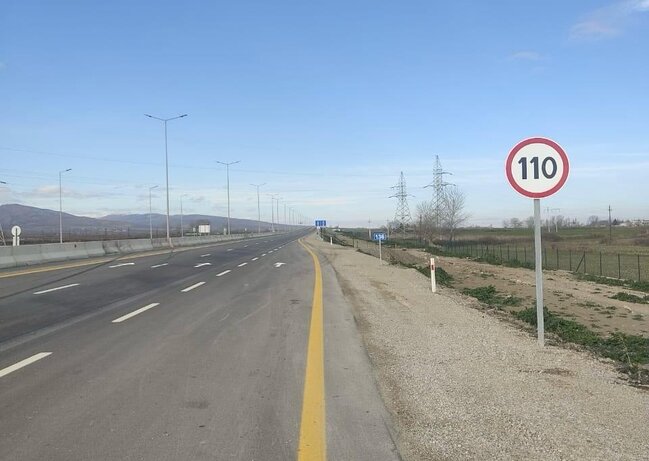 Ödənişli yolda sürət həddi müəyyənləşdi - Radar da quraşdırılacaq