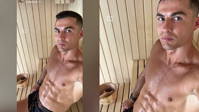 Ronaldonun sauna FOTOSU gündəm oldu - Hər kəs onun ayaqlarından danışır