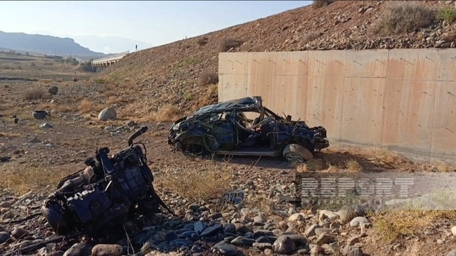 Culfada ağır qəzada 4 nəfər həlak oldu - Fotolar