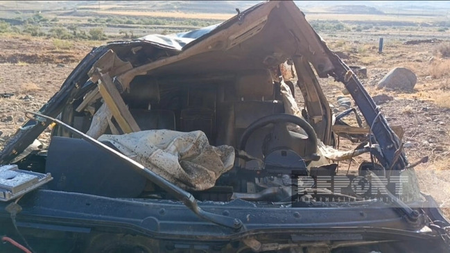 Culfada ağır qəzada 4 nəfər həlak oldu - Fotolar