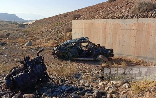 Culfada ağır qəzada 4 nəfər həlak oldu - Fotolar