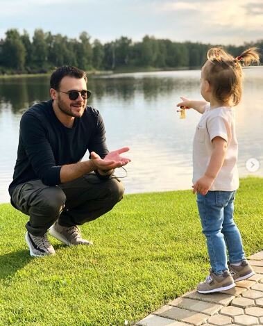 Emin Ağalarov oğlu Əli və qızı Afina ilə - FOTOLAR