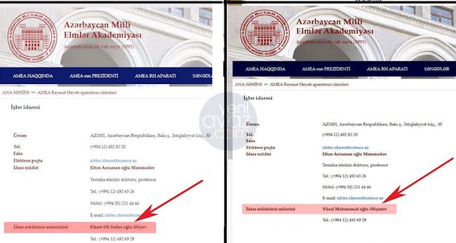 Ramiz Mehdiyevin həyat yoldaşı və kürəkəni işdən çıxarıldı – FOTOFAKT