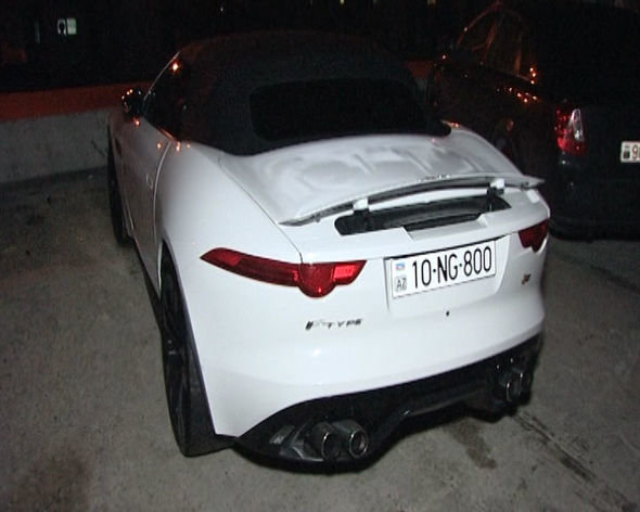 Bakıda reyd: "Jaguar"ın sürücüsü sərxoş vəziyyətdə saxlanıldı - FOTOLAR