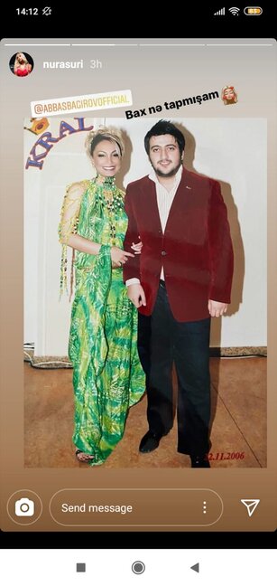 Nuranın arxivindən görün hansı məşhurun fotosu çıxdı - FOTOLAR