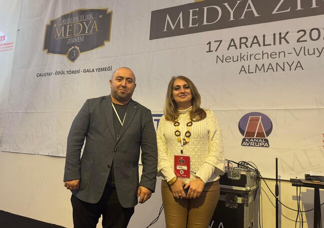 Aqil Ələsgər Almaniyada "Türk Dünyası Mediasına Xidmət" mükafatına layiq görüldü - FOTOLAR