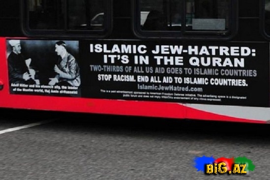İslam nifrəti reklam oldu - FOTO