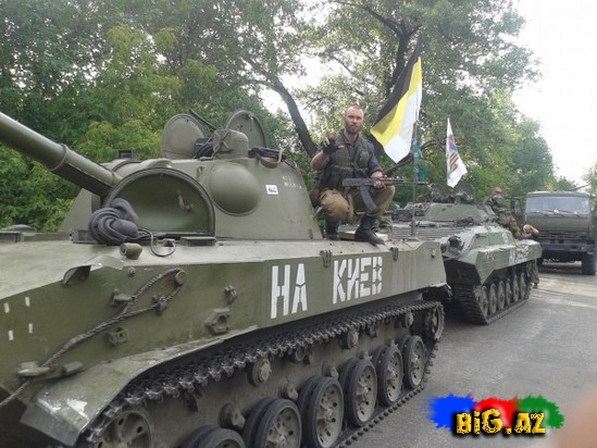Hitlerin pərəstişkarı Ukraynaya qarşı döyüşür - FOTO