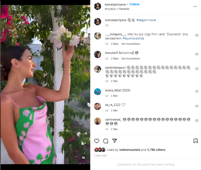 Kəmaləni "Düyməciy"ə bənzətdilər - VİDEO