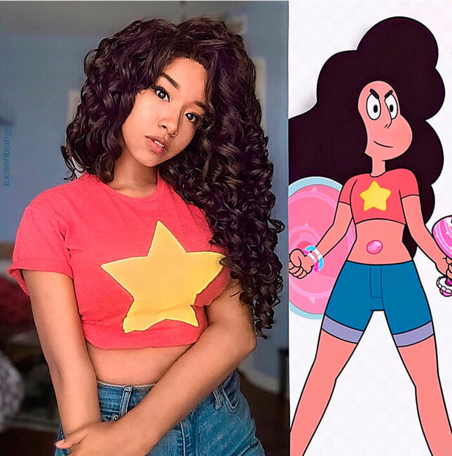 Bu qız özünü istənilən personaja çevirə bilir - FOTOLAR