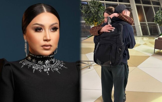 Damla aylardır üzünü görmədiyi oğluna qovuşdu - Foto