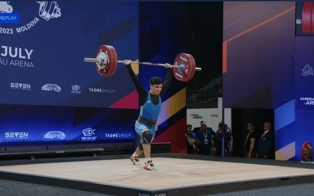 Azərbaycan ağırlıqqaldıranı Avropa çempionatında bürünc medal qazandı - FOTO