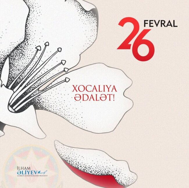 Prezidentdən Xocalı faciəsinin ildönümü ilə bağlı PAYLAŞIM – FOTO