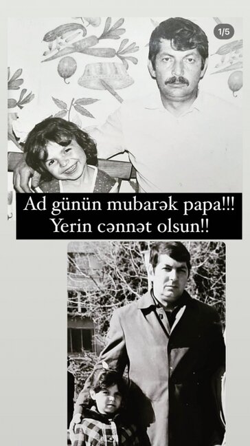 Dünyasını dəyişən atasının fotosunu paylaşdı