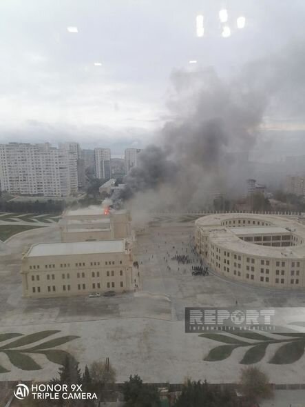 DSX-nin Akademiyasında yanğının baş verməsinin səbəbi açıqlandı – YENİLƏNİB - FOTO