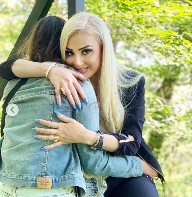 Məleykə Əsədova qızı ilə - FOTOLAR