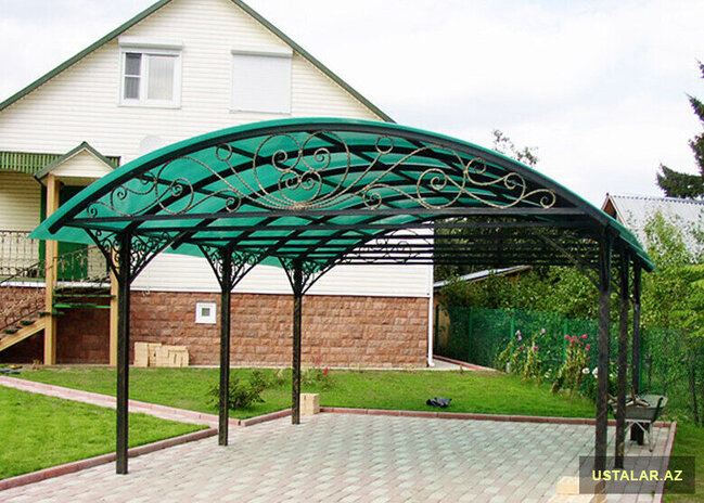 Polikarbonat və dam örtüklərinin hazırlanması və quraşdırılması!