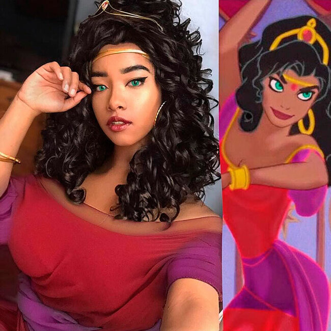 Bu qız özünü istənilən personaja çevirə bilir - FOTOLAR