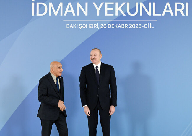 İlham Əliyev bu idmançılara ev verdi - Fotolar