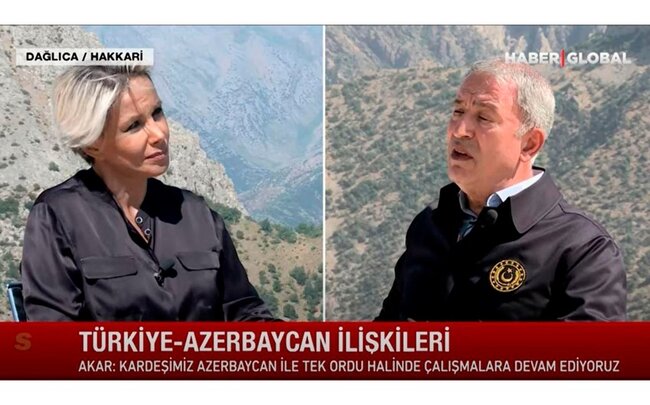 Hulusi Akar: "Türkiyə Azərbaycanla bir ordu halında fəaliyyət göstərir"
