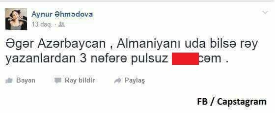 "Almaniyaya qalib gəlsək, üç kişi ilə..." - Azərbaycan bu qızdan danışır / FOTOLAR