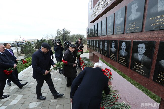 SOCAR rəhbərliyi həlak olmuş və itkin düşmüş neftçilərin xatirəsinə 33 ağac əkib